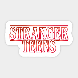Stranger Teens Sticker